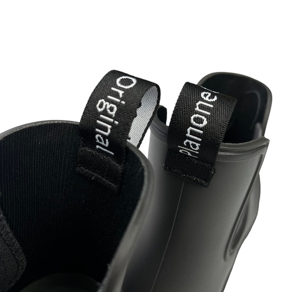 Planone Black Short Rain Boots Womens NWT Size 6 - Picture 6 of 13